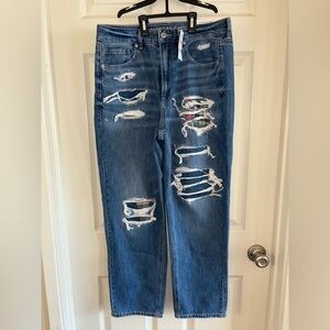 American Eagle Mom Straight Heans